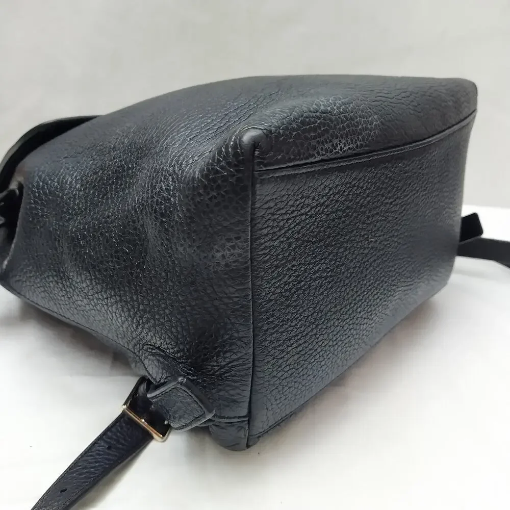 kate spade Black Leather Backpack